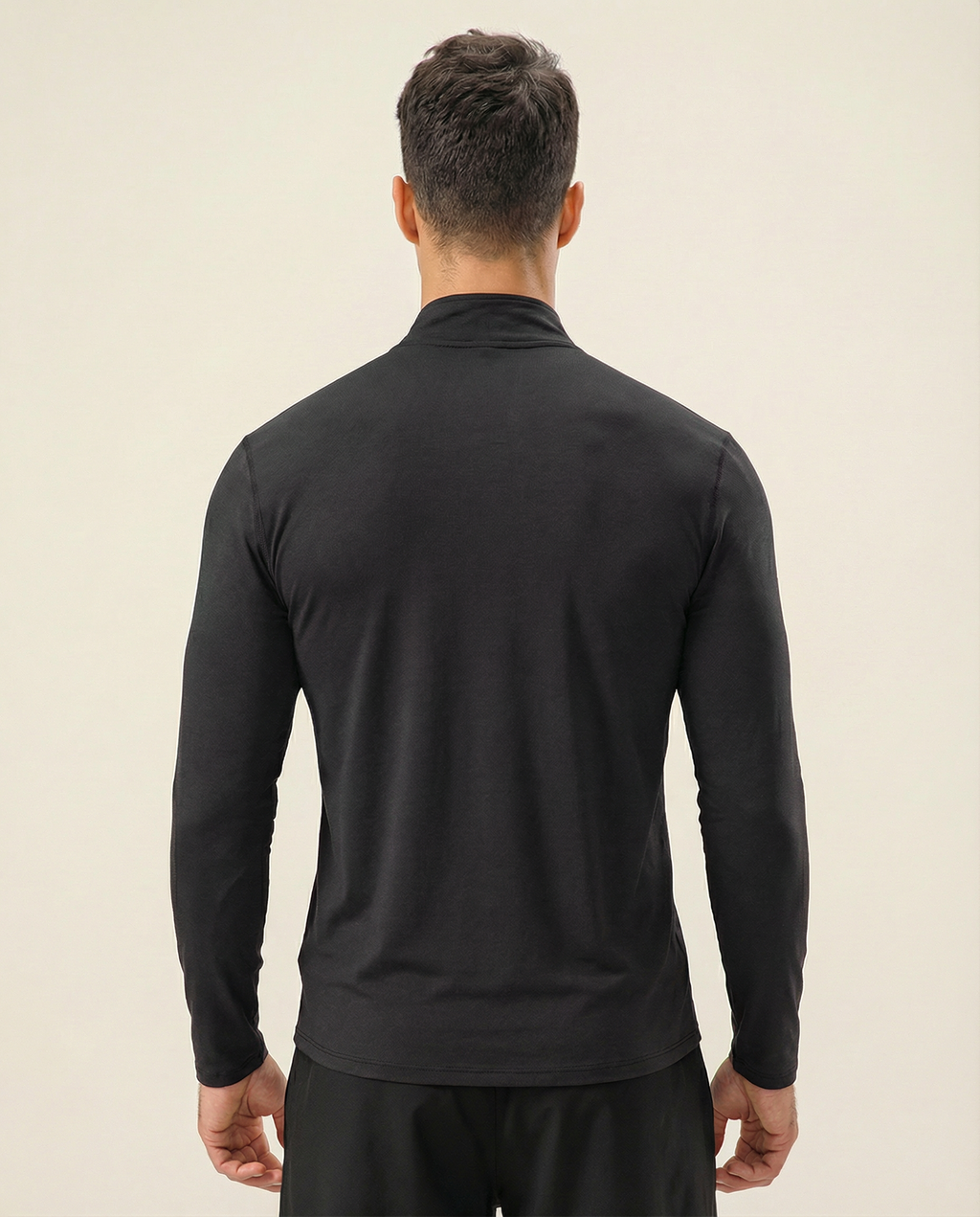 Men’s Lightweight Compression Long Sleeve Top - Black