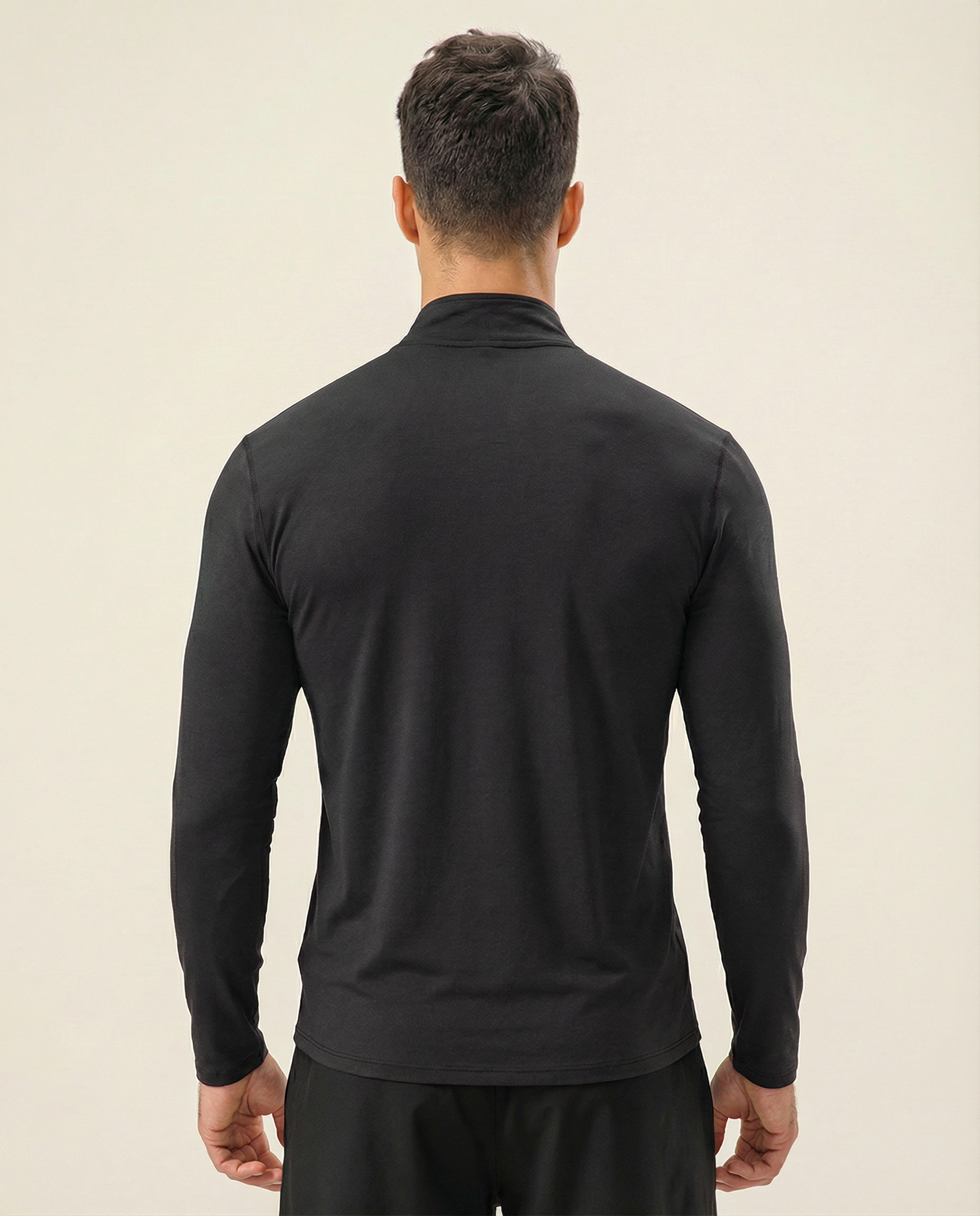 Men’s Lightweight Compression Long Sleeve Top - Black