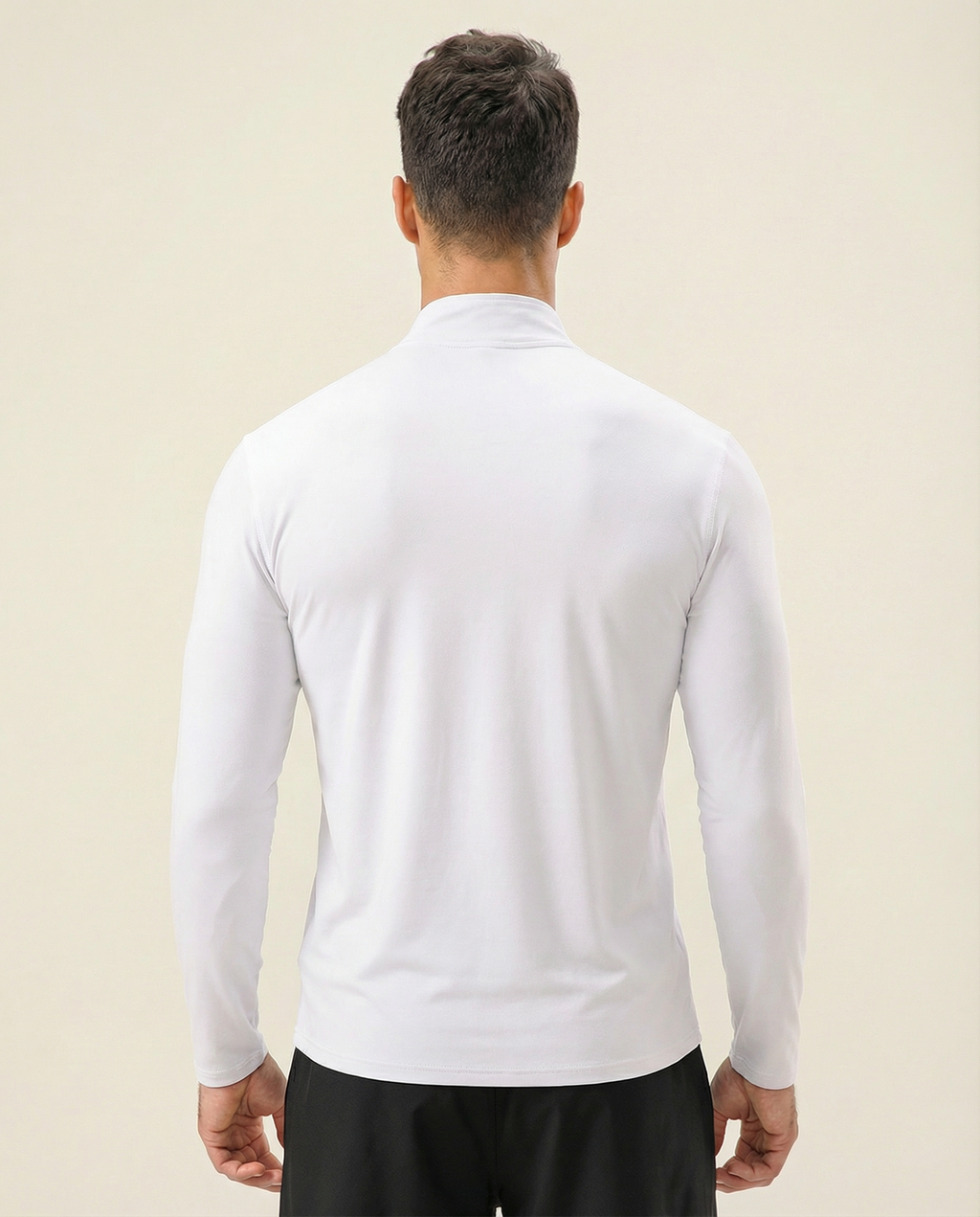 Men’s Lightweight Compression Long Sleeve Top - White