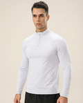 Men’s Lightweight Compression Long Sleeve Top - White