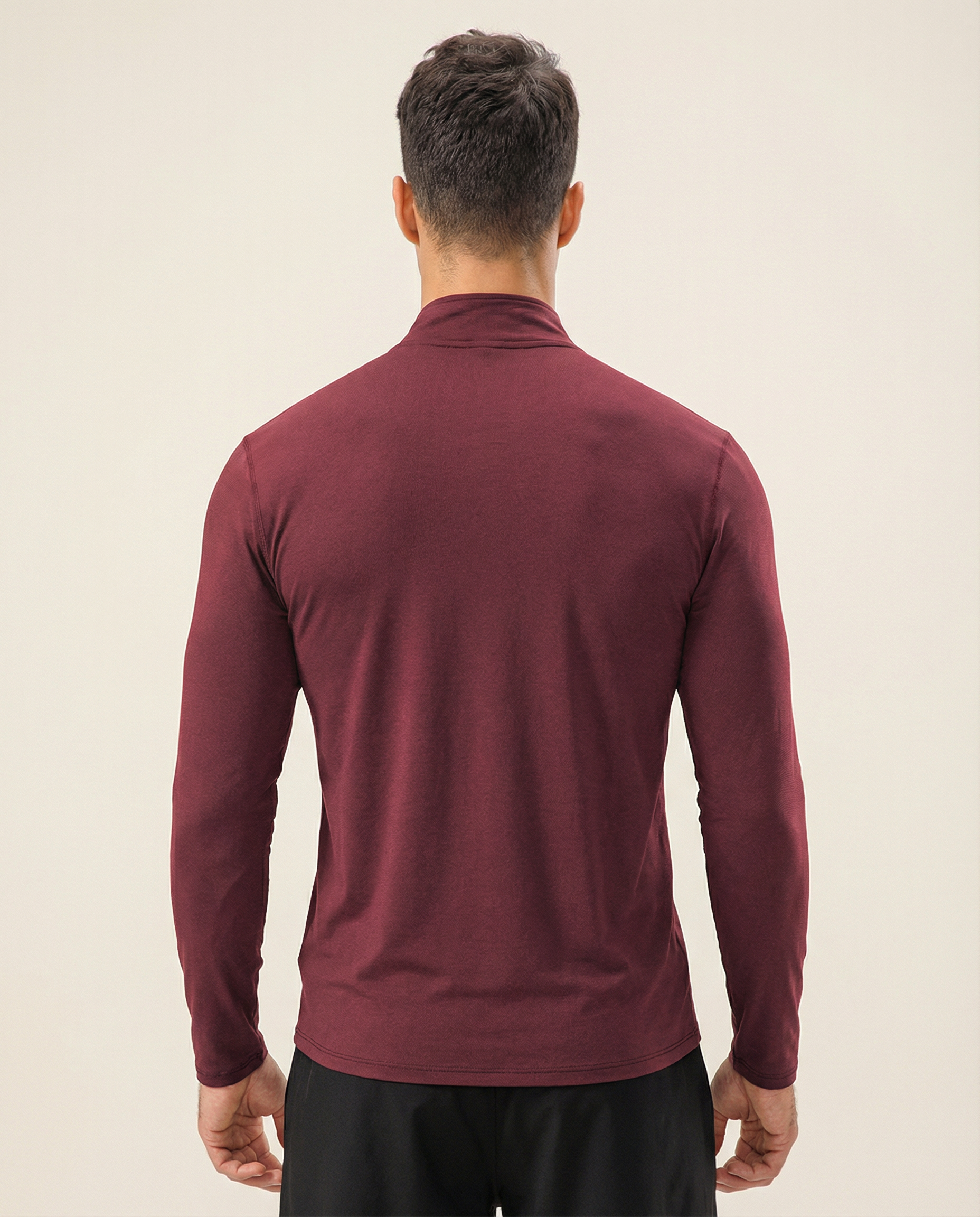 Men’s Lightweight Compression Long Sleeve Top - Red